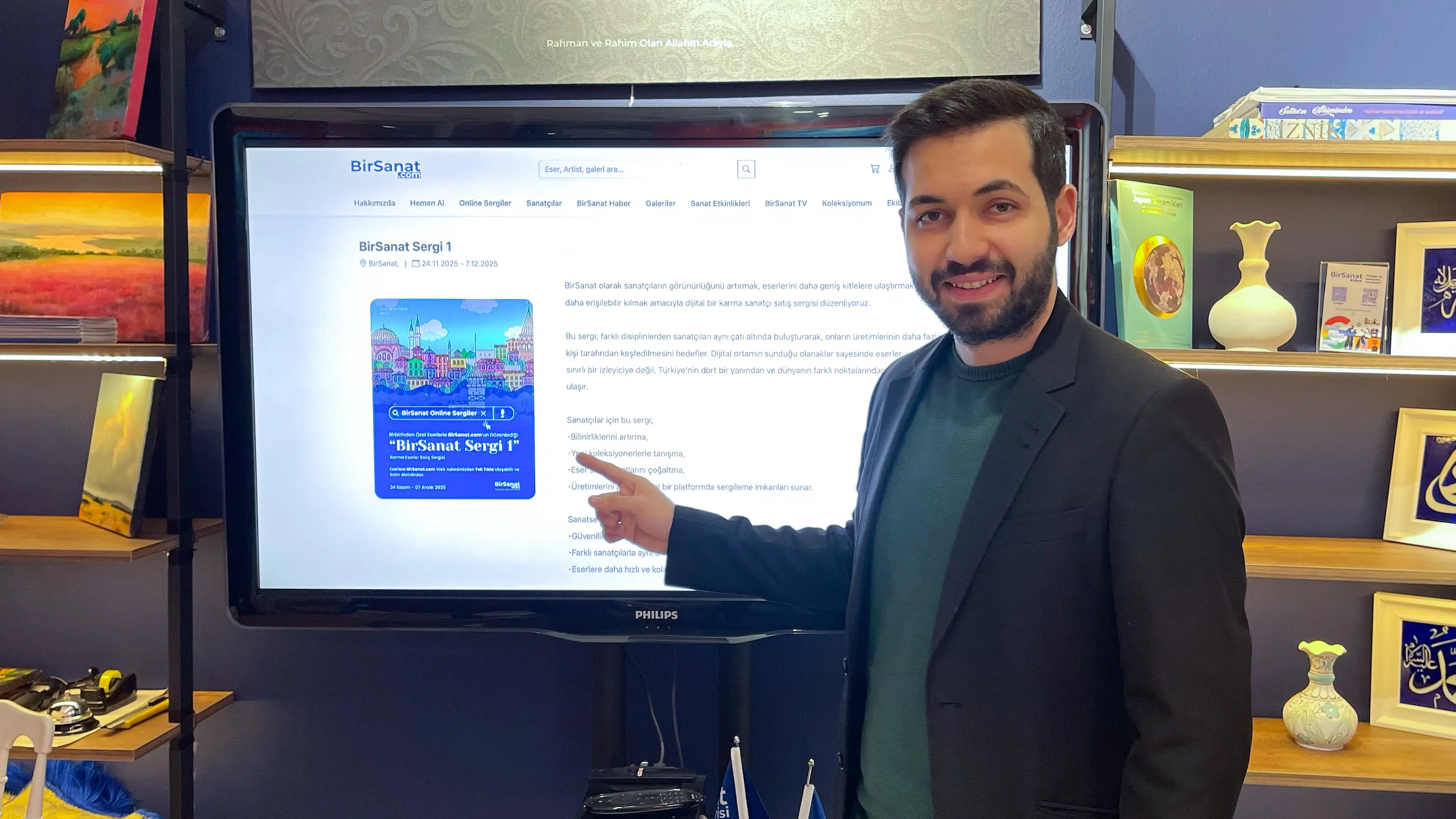 Türkiye’de Bir İlk! Dijital Sergi ile Sanat Her Yerde