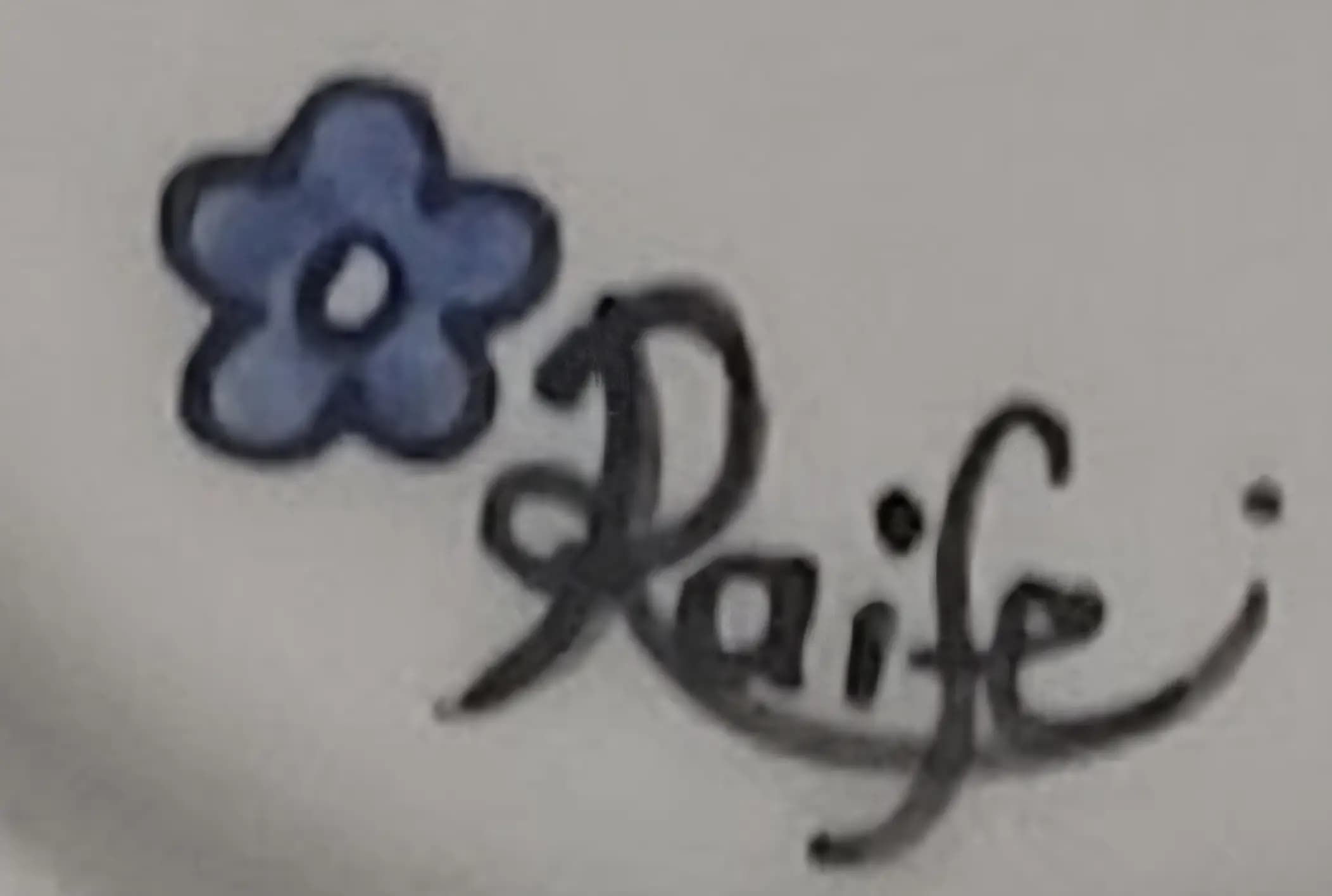 Raife Gözde Çelik imzası