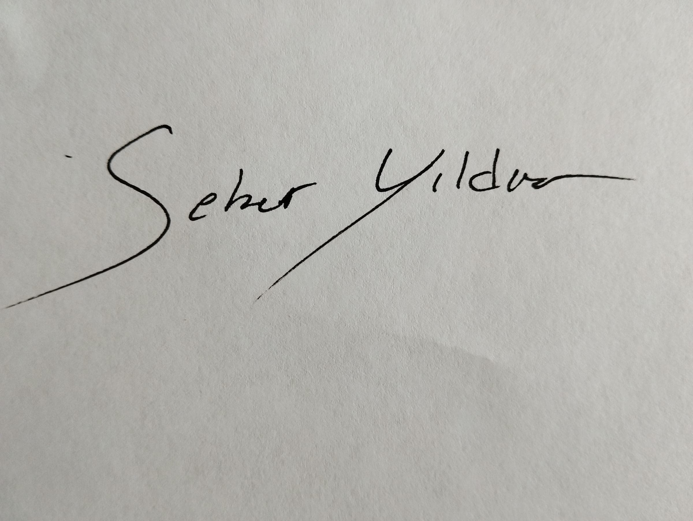 Seher Yıldız imzası