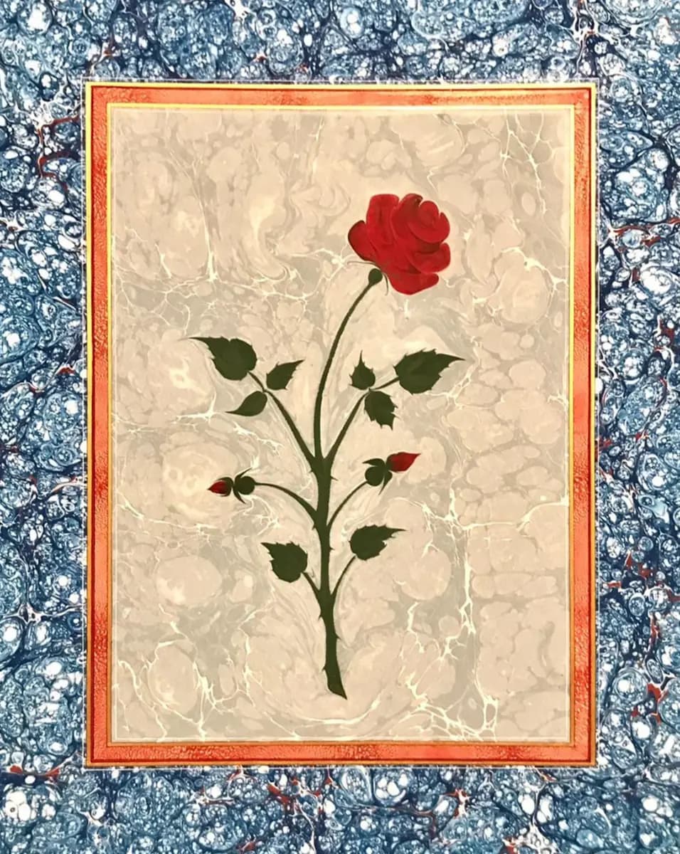 41- Gül Ebrusu