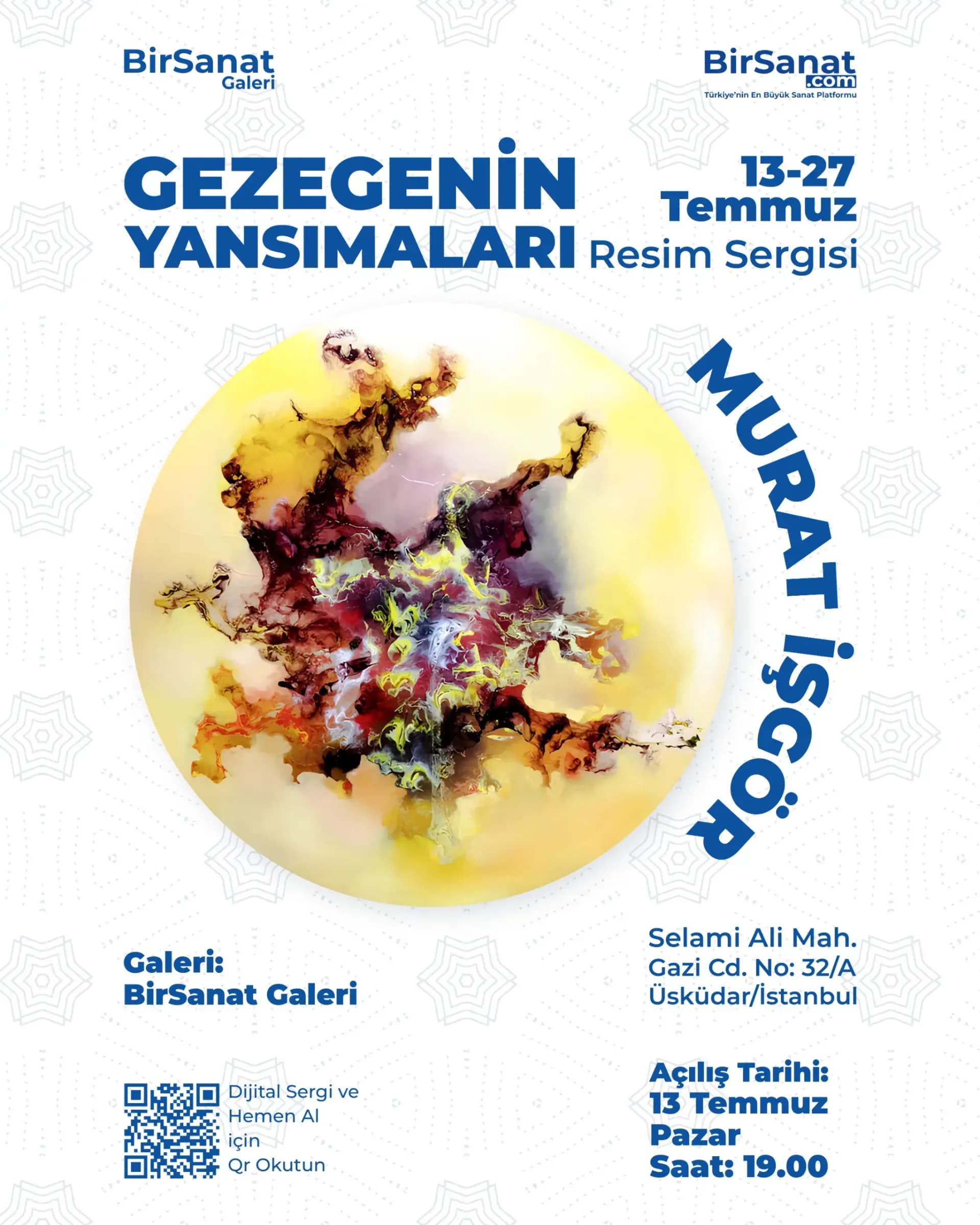 "Gezegenin Yansımaları" Resim Sergisi Murat İşgör