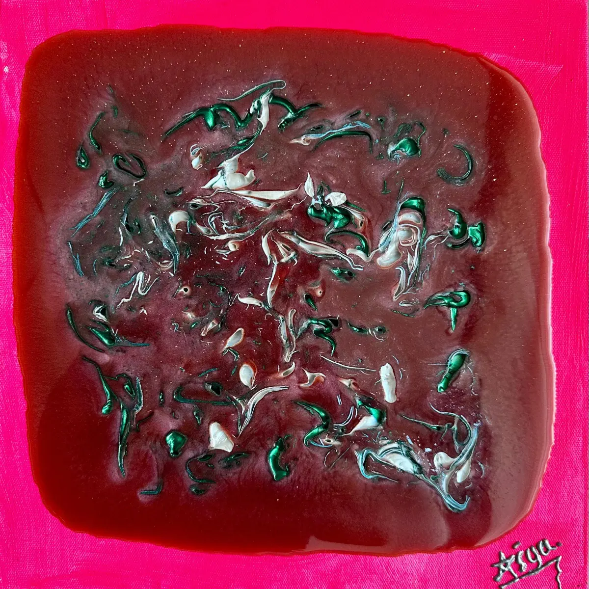 116- Ebruli Neon Pink