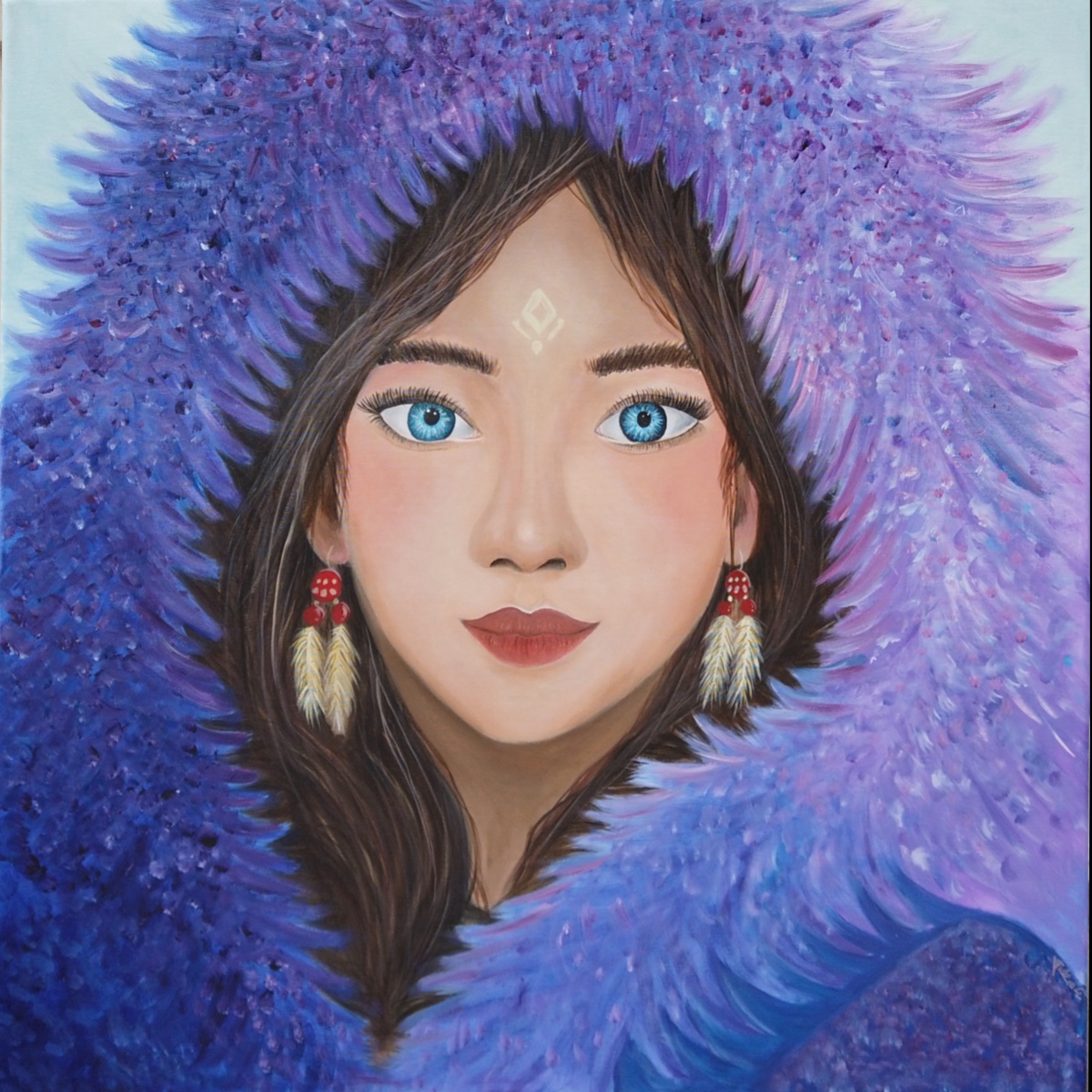 41-Purple Indie Girl