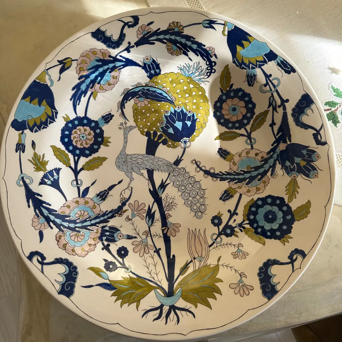 Tavus Kuşlu Şam Üslubu Evani 