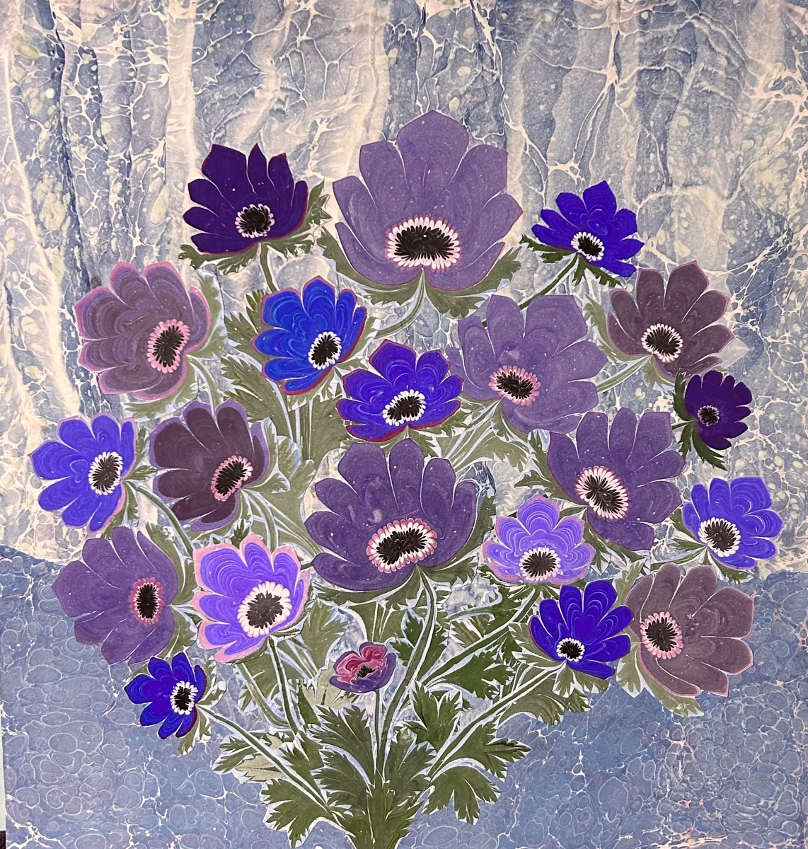 27- Mor Anemon Buketi 