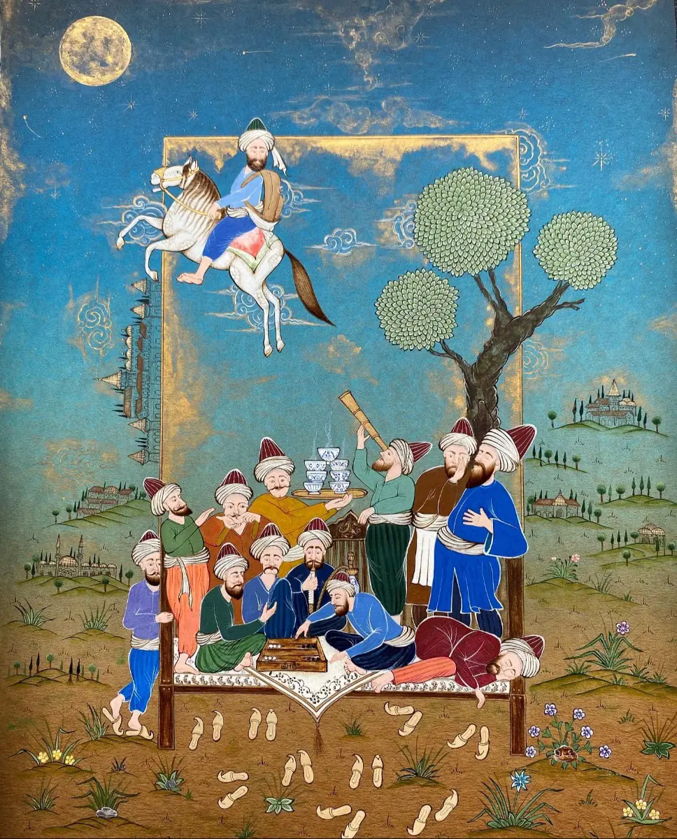 104- Cahille Sohbeti Kestim (Fine art Baskı)