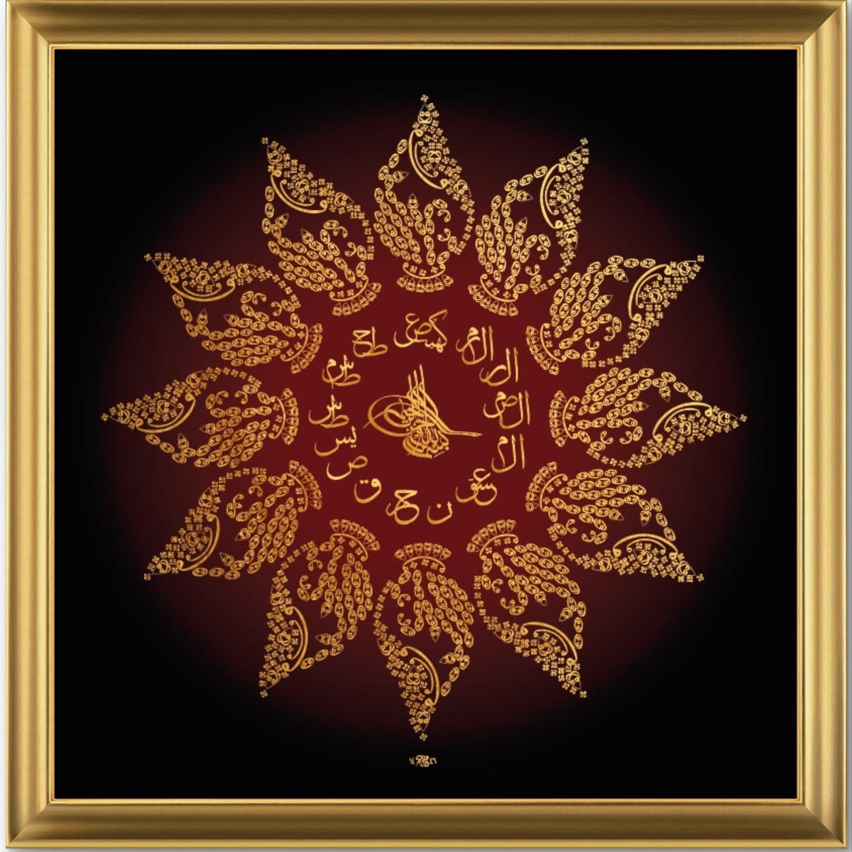 Vavlar çoğalır; hurûf-ı mukattaa etrafında varlık sırra yönelir, merkezdeki sır değişmez.