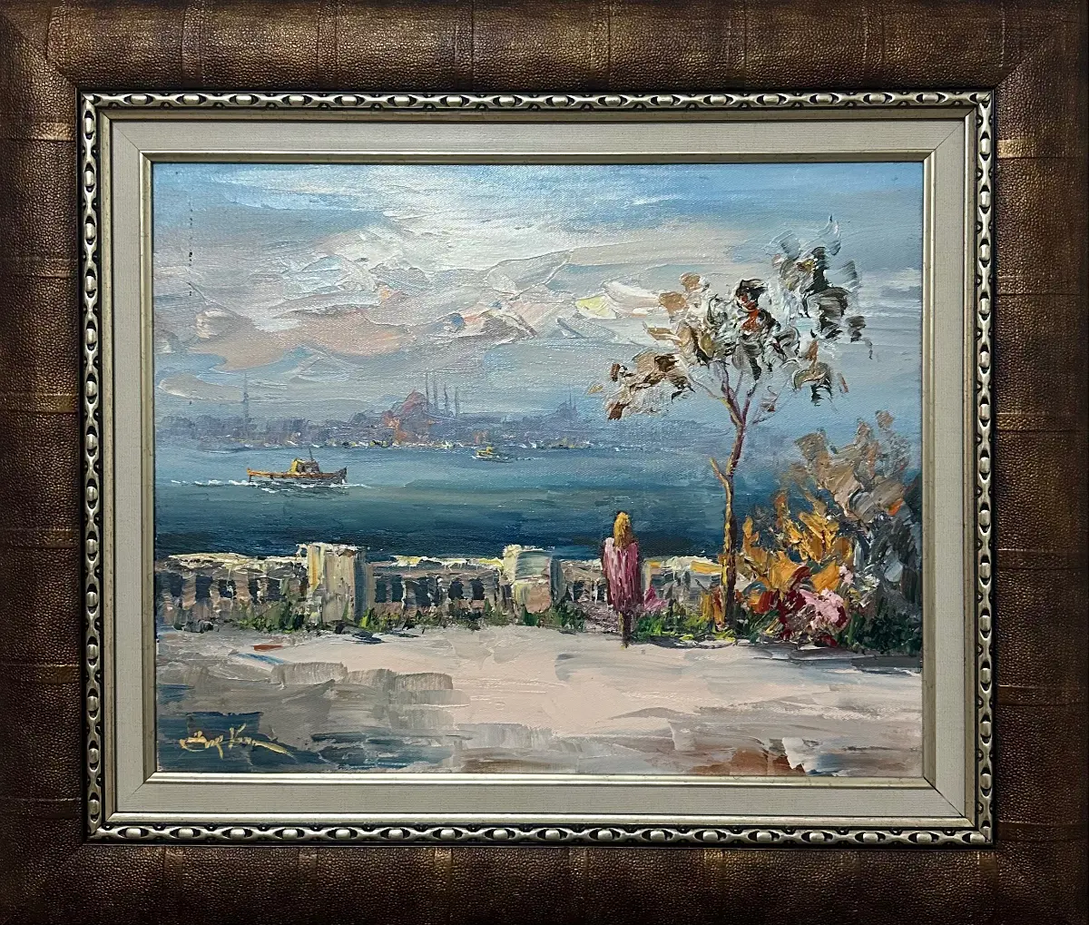 Ömer Vardar  ( TÜYB ) İmzalı Paspartulu