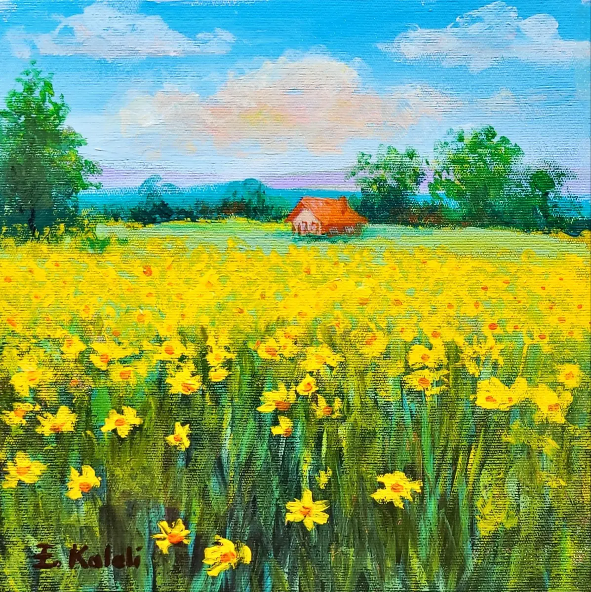 1- Sarı Papatyalı Ev